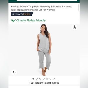 Kindred bravery maternity sleep set xl